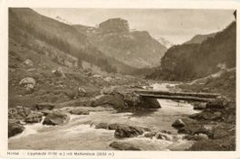 Hürlital  -  Lippisbühl    ZG   mit Mattenstock    um 1945