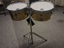 Latin Percussion LP Timbales mit Ständer gebraucht 12"+13"