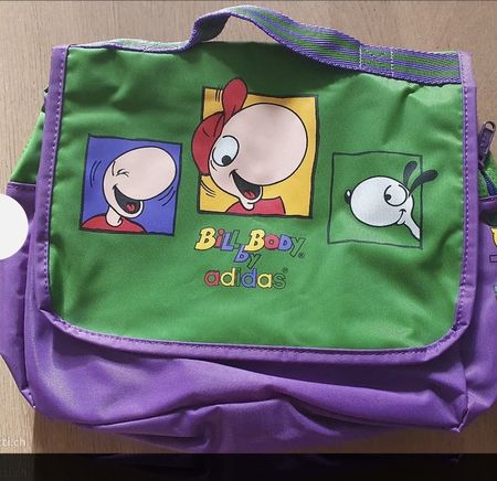 NEU Adidas Bill Body Kinderrucksack Kindergarten grünviolett