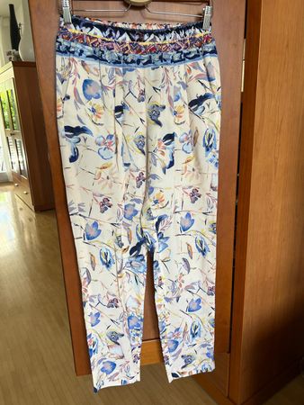 Sommerliche Hose von Medea mit floralem Muster – Gr. 38