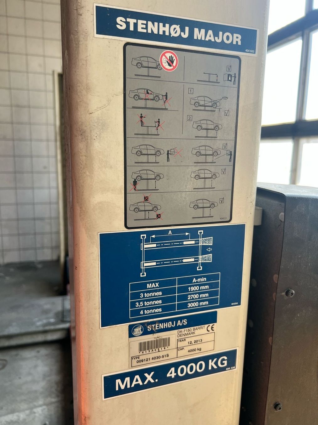 Alle Werkzeuge: Lift Stenhoj Major 4000kg – Gebraucht aus Froideville von Iseki1910 3