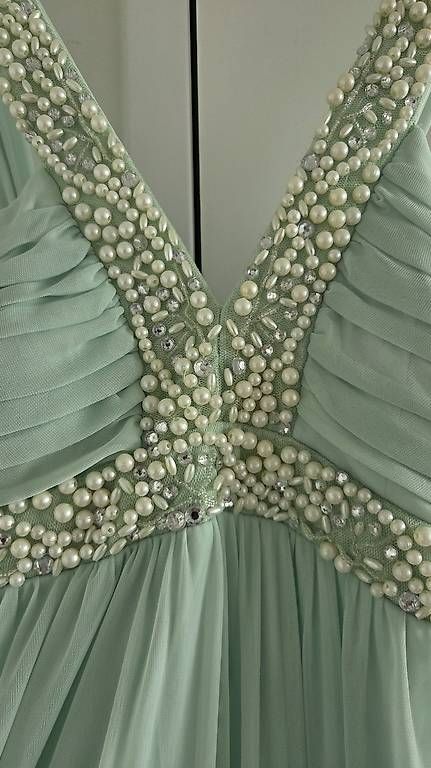 Vestiti: Mintgrünes Abend- Abschlusskleid  Gr. 38 – Usato da Wabern venduto da gio_wg2y 4