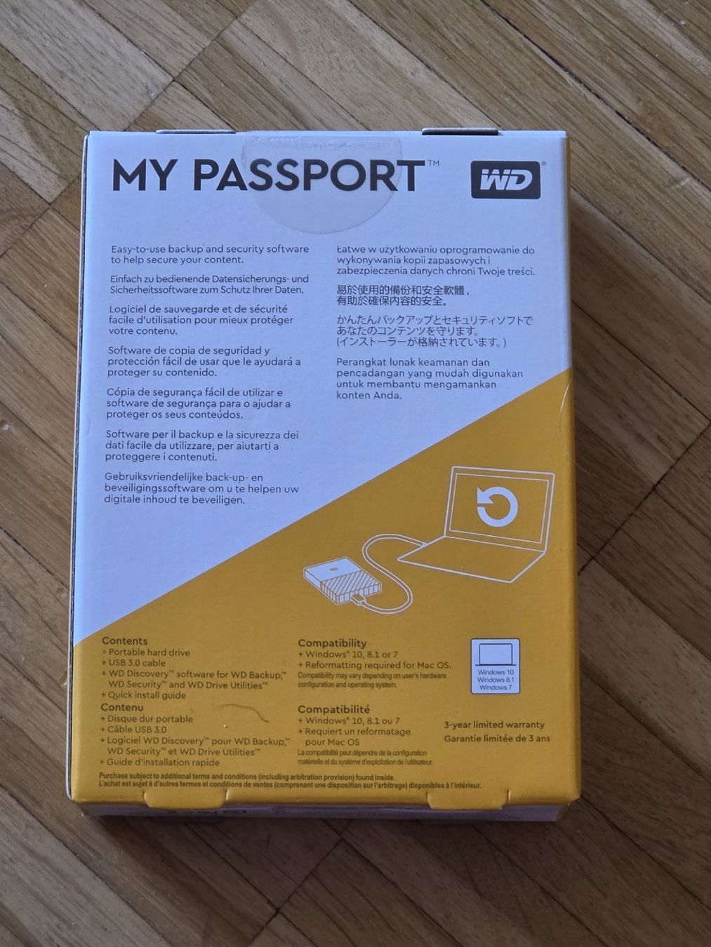 Western Digital Dischi rigidi: Neu: WD My Passport 4TB Portable Storage – Nuovo e nell'imballaggio originale da Aesch BL venduto da immon 1