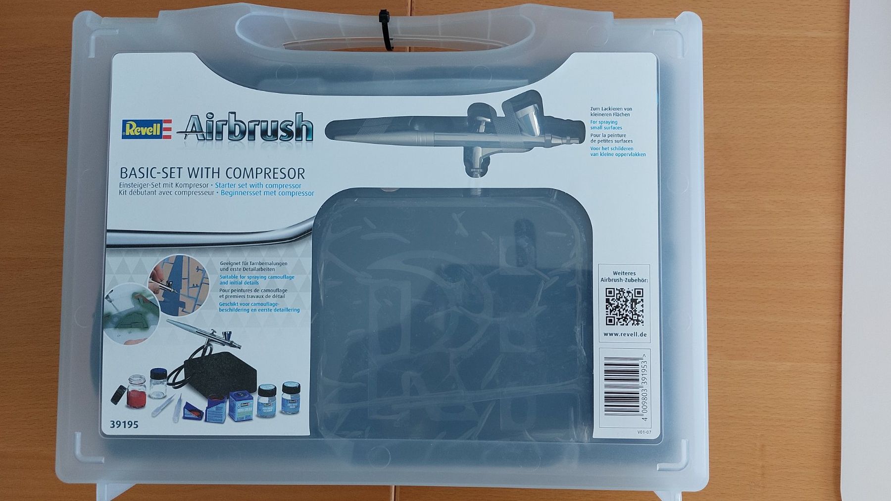 Revell Tutti gli attrezzi: Farbspritzgerät mit Kompressor – Nuovo e nell'imballaggio originale da Jegenstorf venduto da Banane44 1
