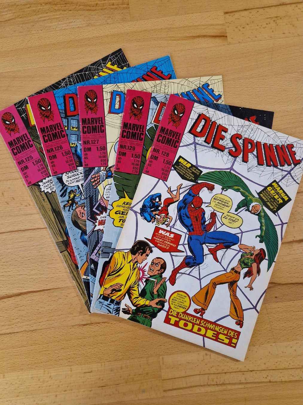 Fumetti: Die Spinne #125-129 – Usato da Biel/Bienne venduto da collector_comics