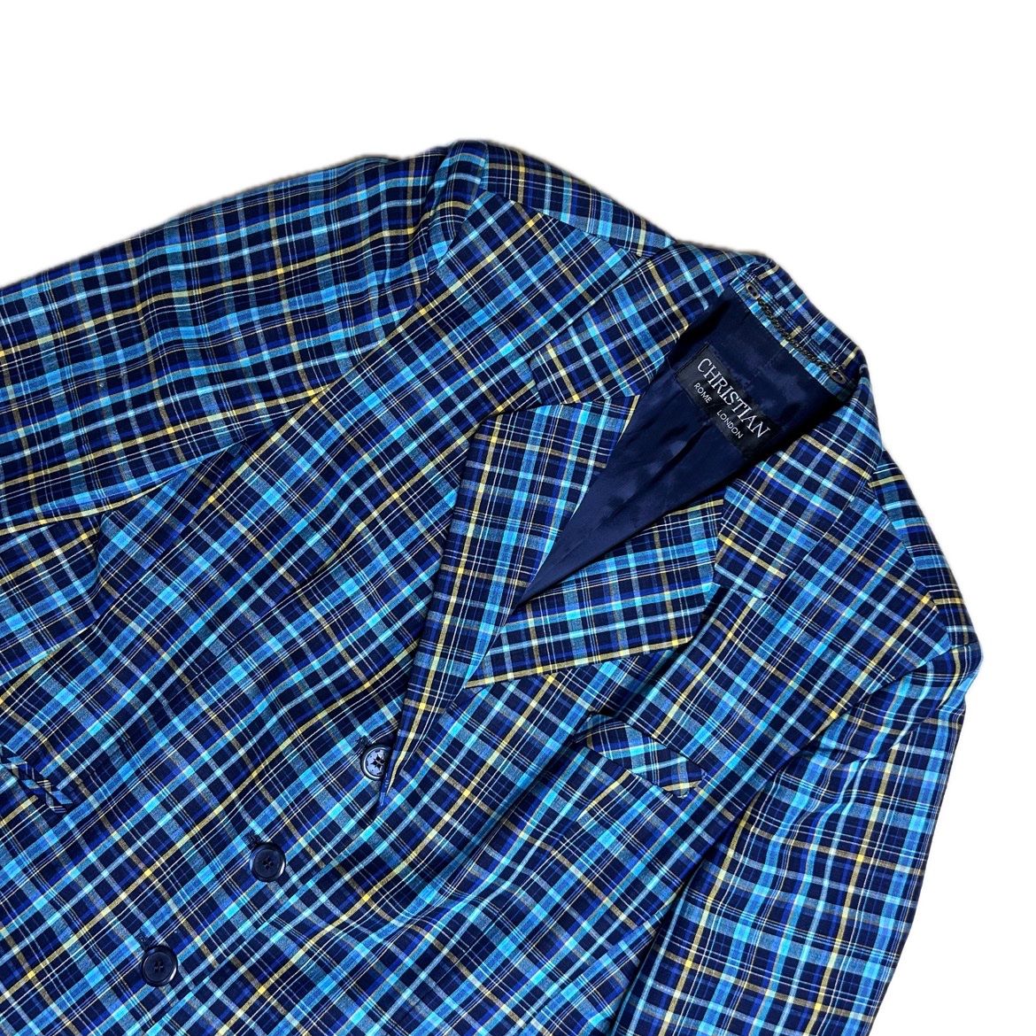 Jacken: Colorful Checkered Blazer with 3/4 Sleeves – Gebraucht aus St. Gallen von look-twice 1