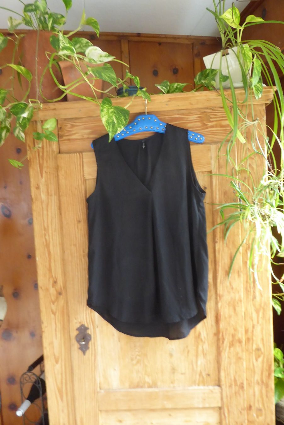 Camicette: schwarze Long Bluse Gr L Chicoree – Usato da Sargans venduto da Benziner