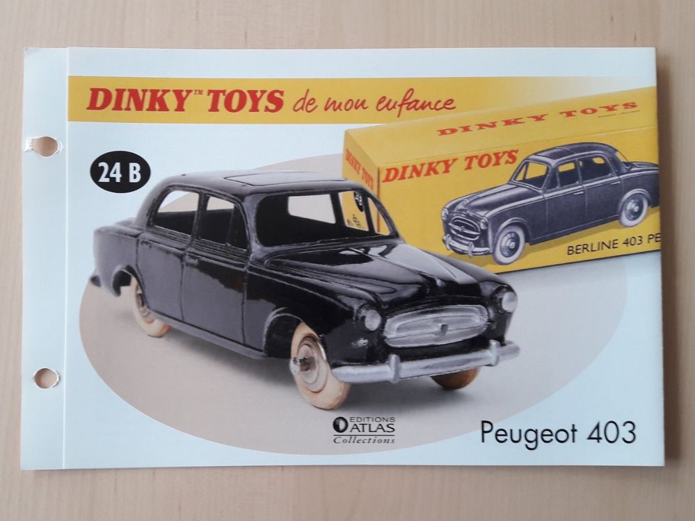 DINKY TOYS ANCIEN VOITURE PEUGEOT 403 BERLINE référence 24 B
