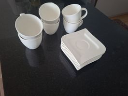 RITZTENHOFF, 6 Tassen und 6 Unterteller, VIA MELODY