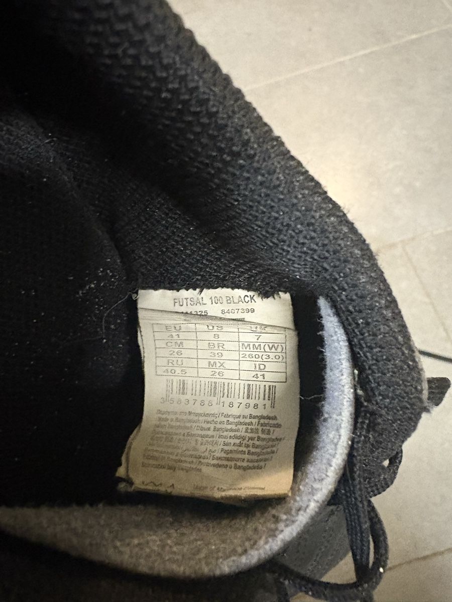 Scarpe da uomo: Hallenschuhe schwarz Grösse 41 – Usato da St. Margarethen TG venduto da Berk54 3