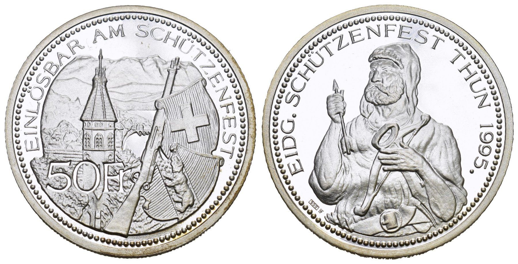 Alle Münzen: Thun 1995 – Gebraucht aus Bern von numismatictops