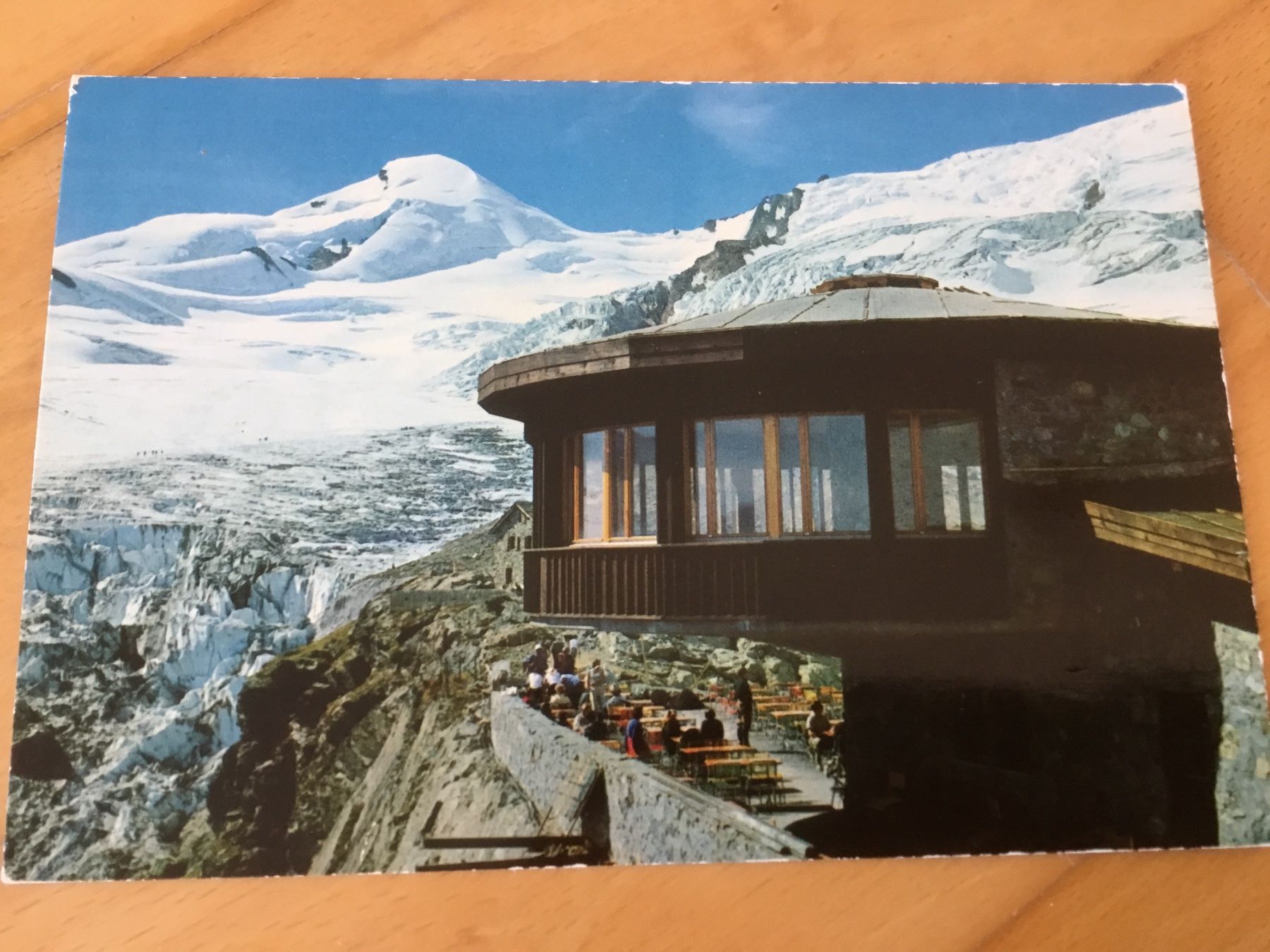 Cartoline postali: Alte Ansichtskarte Saas-Fee - Längfluh - Allalinhorn – Usato da Kerzers venduto da Georges3210