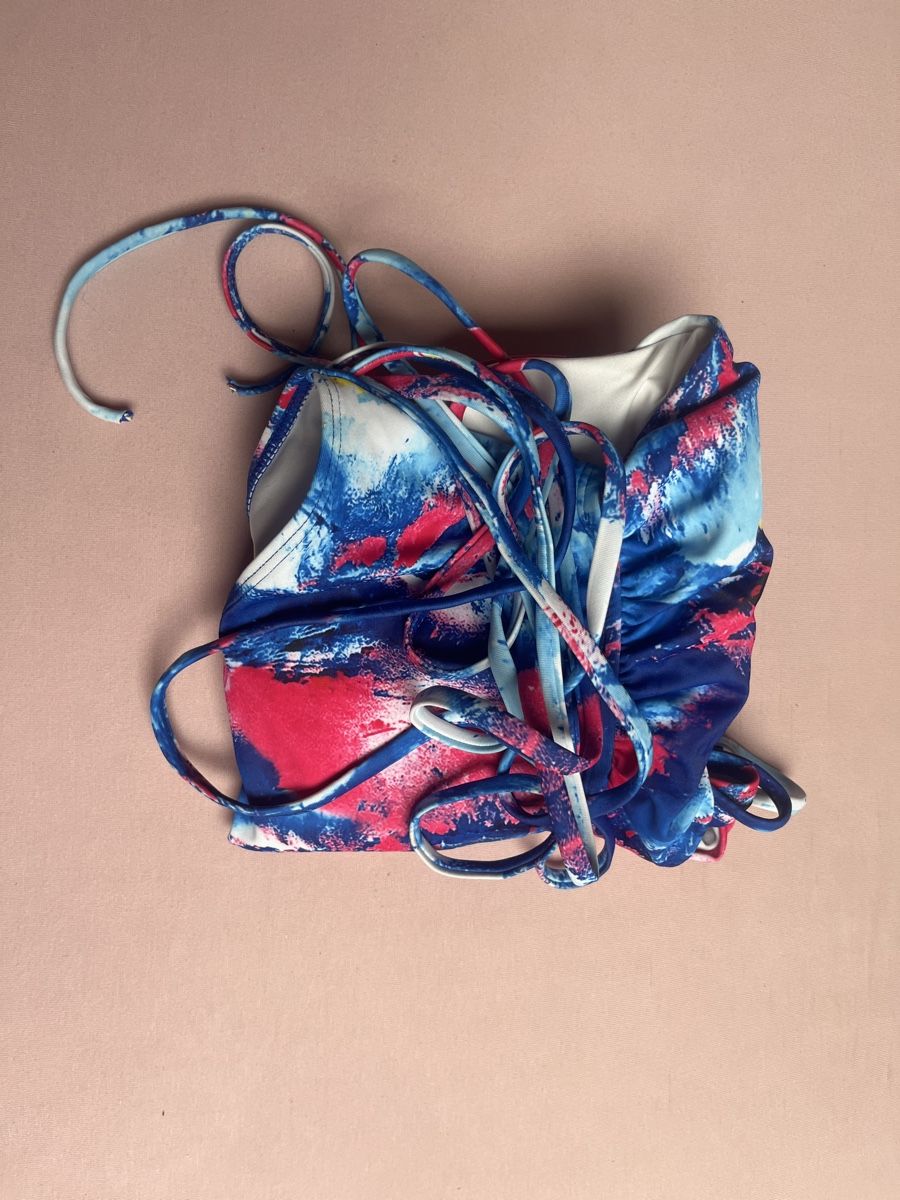 Costumi da bagno & Bikini: Badeanzug, Neckholder, Gr. S, bunt, wie neu – Nuovo (secondo la descrizione) da Kaisten venduto da saleforfun 7