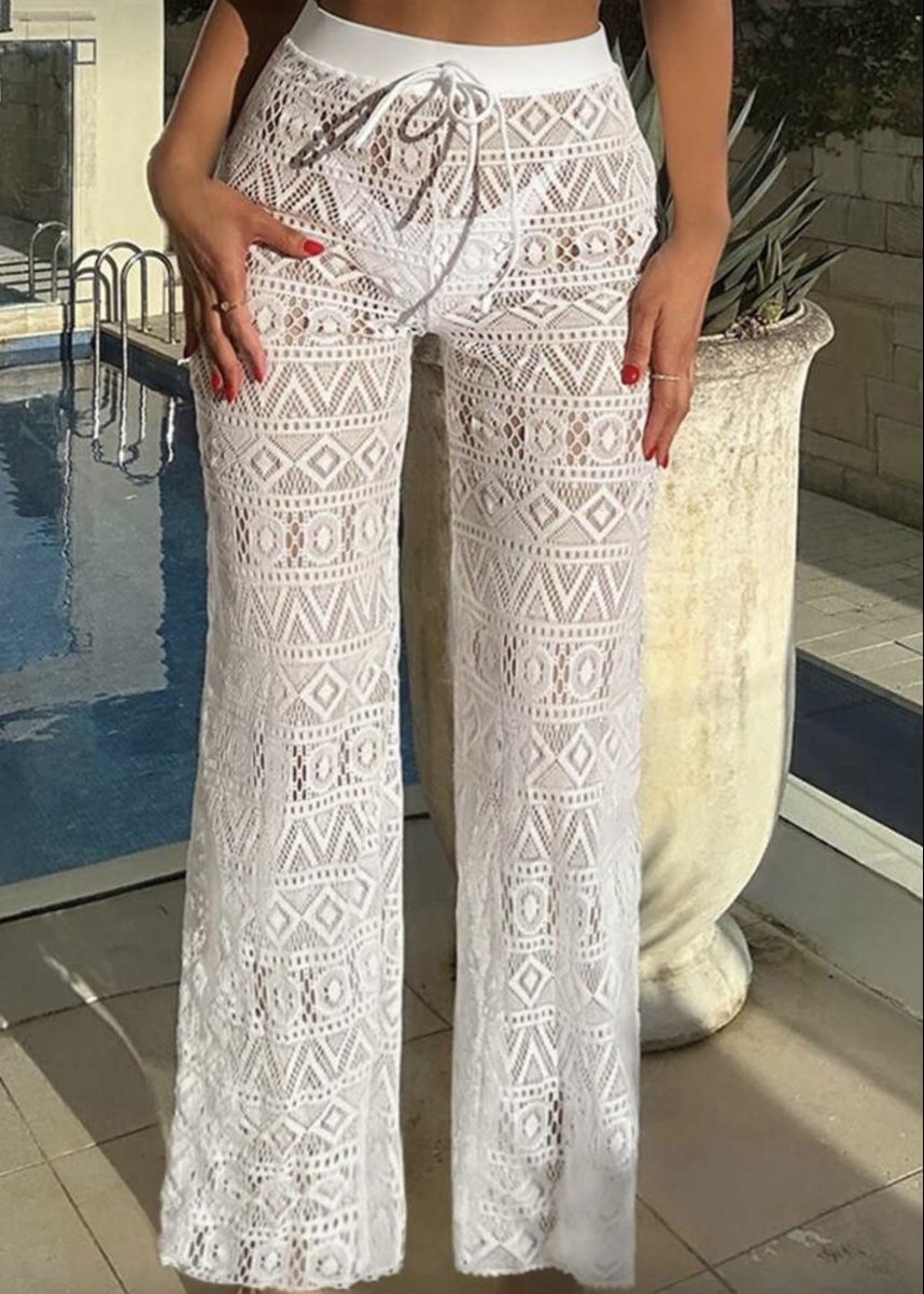 Pantaloni: Strandhose weiss – Nuovo (secondo la descrizione) da Frümsen venduto da laura002 1