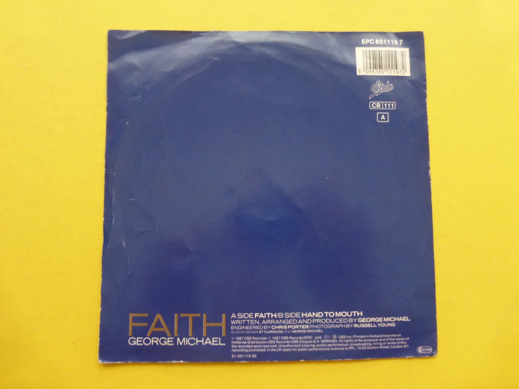 Schallplatten: George Michael – Faith – Gebraucht aus Zürich von Swiss57 1
