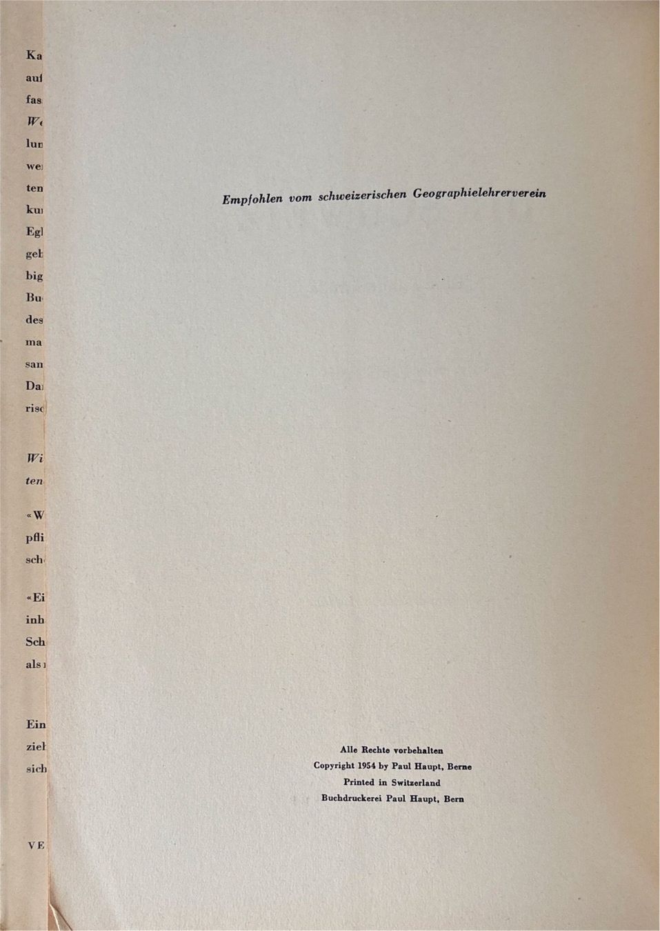 Libri: Egli Emil,, Die Schweiz - Eine Landeskunde – Usato da Sarnen venduto da Livres 4