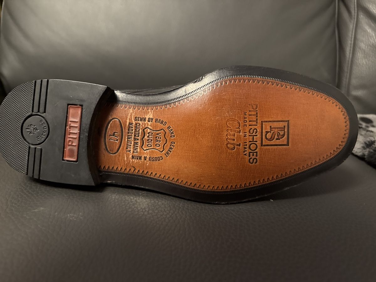 Herrenschuhe: Leder Herreschuhe 41      KL 001 /   K.M – Gebraucht aus Grenchen von swiss.antiques 2
