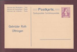 Carte postale pré-affranchie - HELVETIE - Roth Oftringen