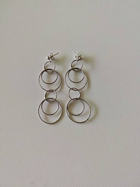 Orecchini pendenti & Orecchini a lobo: Boucles d'oreilles en argent massif 925 – Usato da La Chaux-de-Fonds venduto da agaric