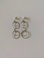 Boucles d'oreilles en argent massif 925