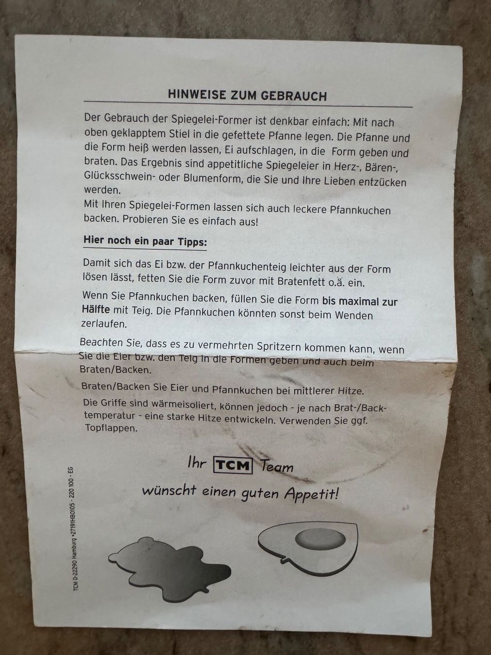 Tchibo Backformen: Spiegelei - Former - 4 Stk. – Gebraucht aus Geroldswil von Jeremy11 1