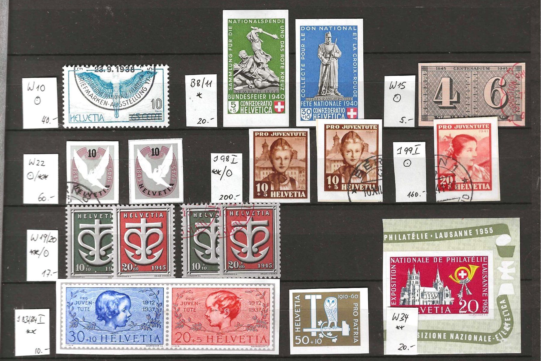 Tous les timbres: Lot Sondermarken / Block-Einzelwerte : KP 530.-- – D'occasion à Gümligen par Geniusbuy