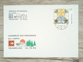 TR100 Enveloppe Suisse + Timbre 1993
