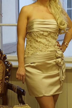 Abendkleid, Corsgenkelid, Cocktailkleid