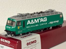 RhB Bemo H0m  1259 157 Ge 4/4 III 647 AM Recycling neuwertig