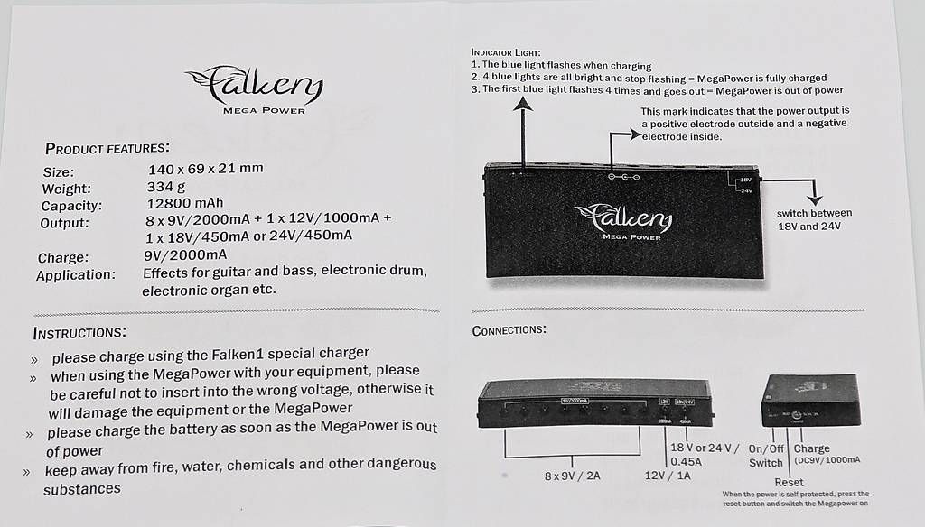 Strumenti musicali: Falken 1 Mega Power Bank – Nuovo e nell'imballaggio originale da Torny le Grand venduto da cla_w6np 7