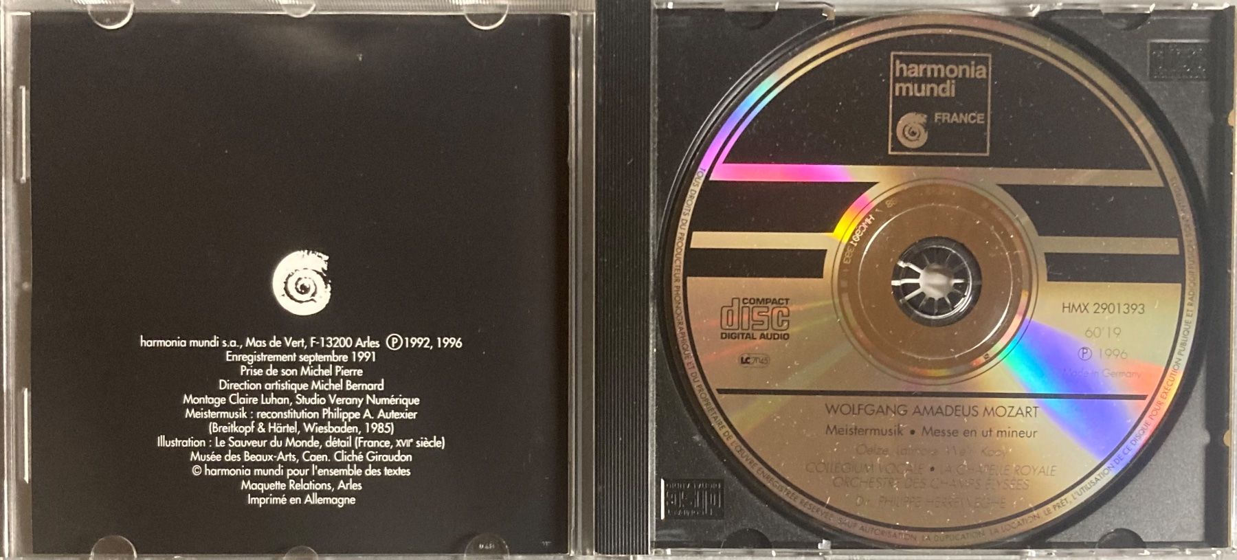 CDs: MOZART..... - MESSE EN UT MINEUR – D'occasion à Poliez-Pittet par Newtown-Records 2