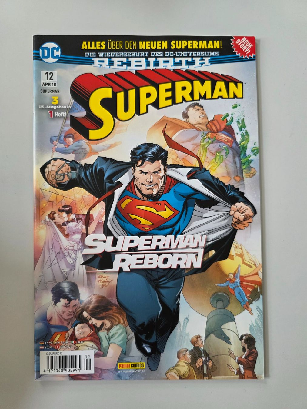 Fumetti: Superman Rebirth, #12, Zustand 1+! – Usato da Winterthur venduto da Bratwurstbrater