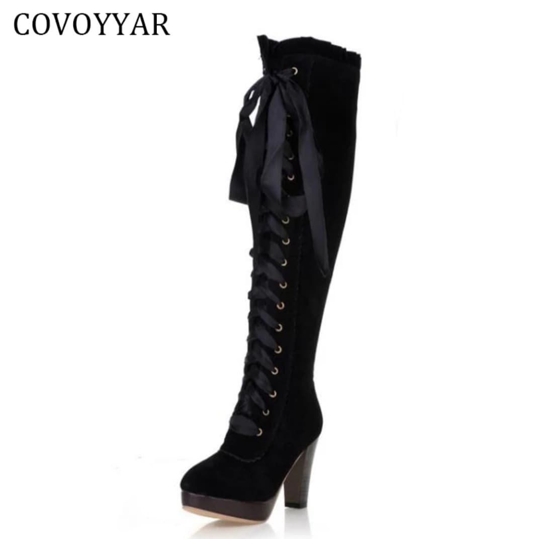 Scarpe da donna: Braune geschnürte Stiefel Gr 36 – Nuovo (secondo la descrizione) da Münsingen venduto da BlackTears-3 2