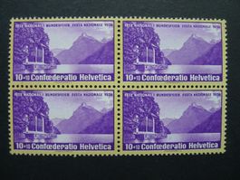 1938 Nr. B1y.Ab sehr leichter Verschobener Gelbdruck