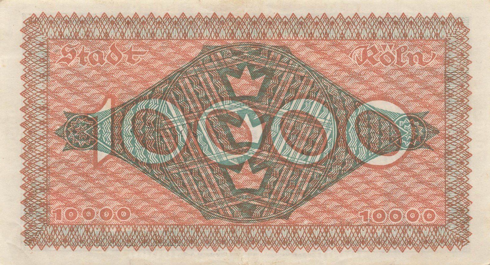 Banknoten: Köln 10000 Mark 01.02.1923  VZ+-VZ++ Serie E – Gebraucht aus Steffisburg von ber_8htf 1