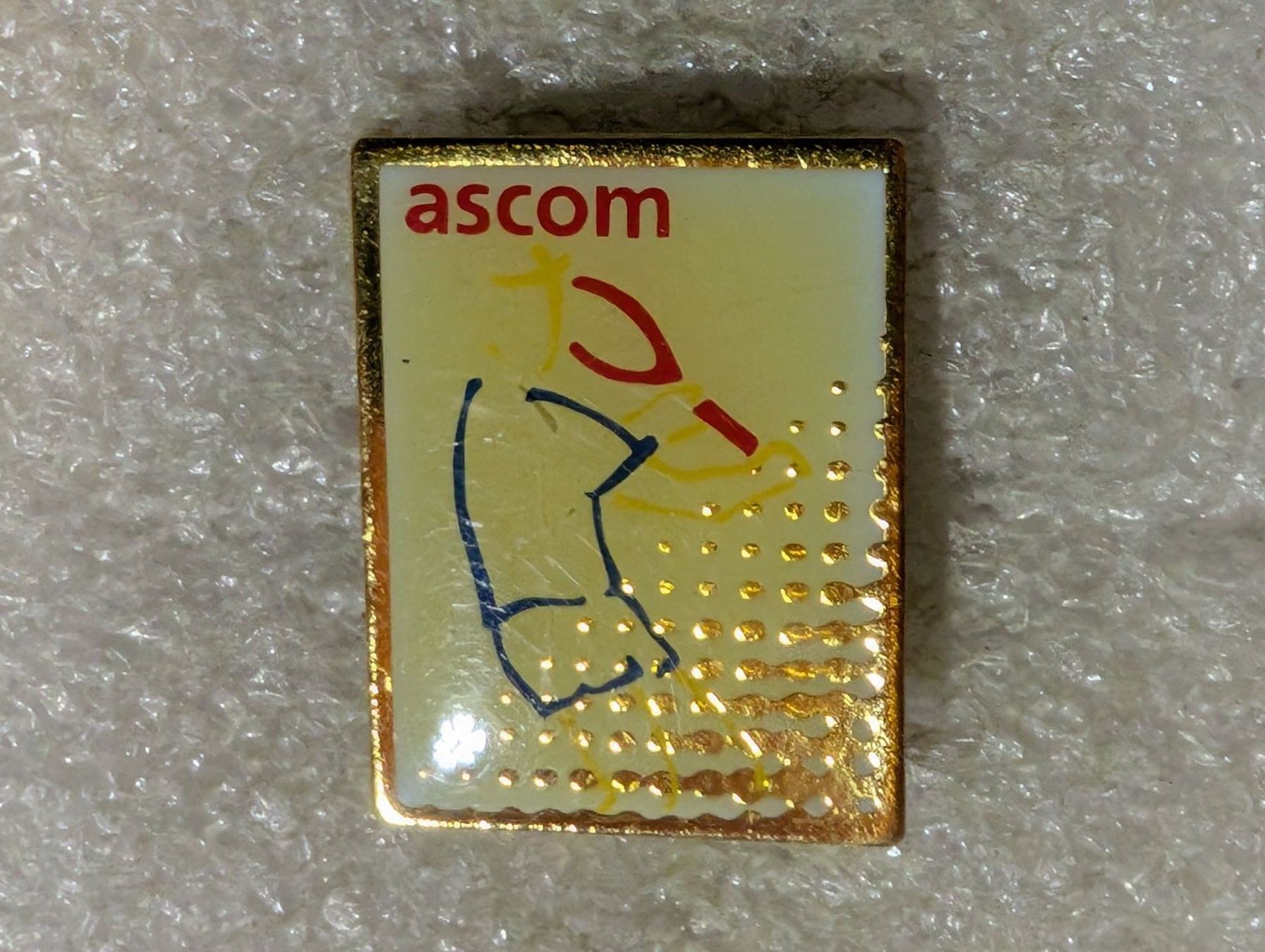 Placchette & Badge: Ansteckpin 193: Ascom – Usato da Oppligen venduto da Pin-Fall-Shop
