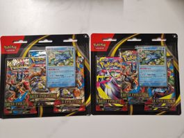 2x Pokémon Mega Evolution – 3-Blister EN Sealed
