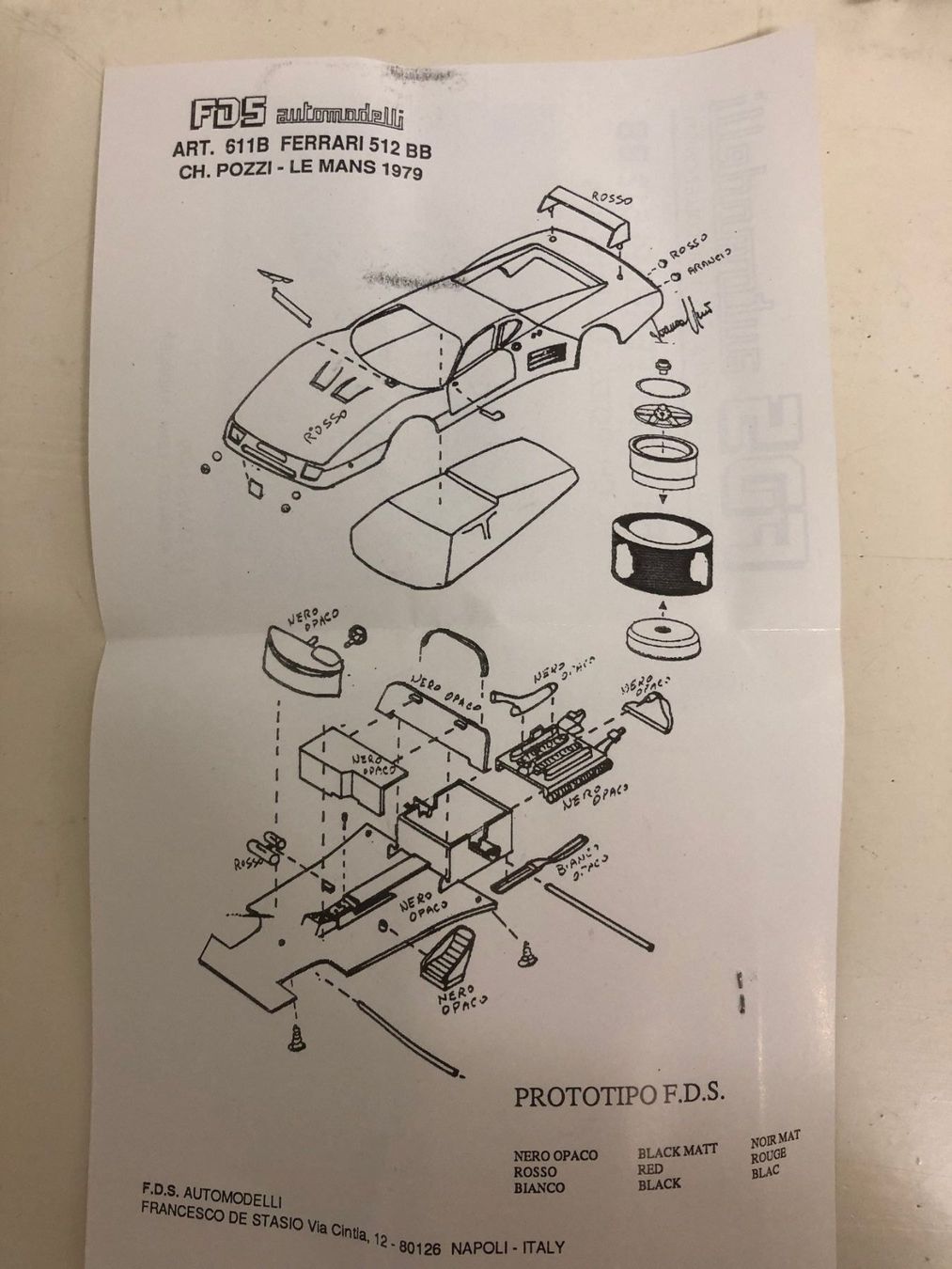 Ferrari Modellini d'auto: FDS-Kit Ferrari 1/43 – Nuovo (secondo la descrizione) da Muttenz venduto da Gucci2005 3