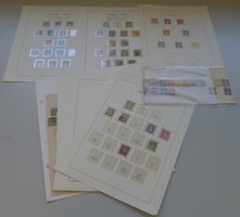 1862-1882, gehaltvolle Sammlung Sitzende **/*/O, Kat: 6000.-