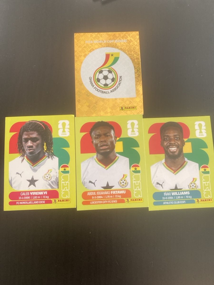 Panini Cartes à collectionner: PANINI GHA 1-8-9-15 – D'occasion à Baden par Dunkelheit