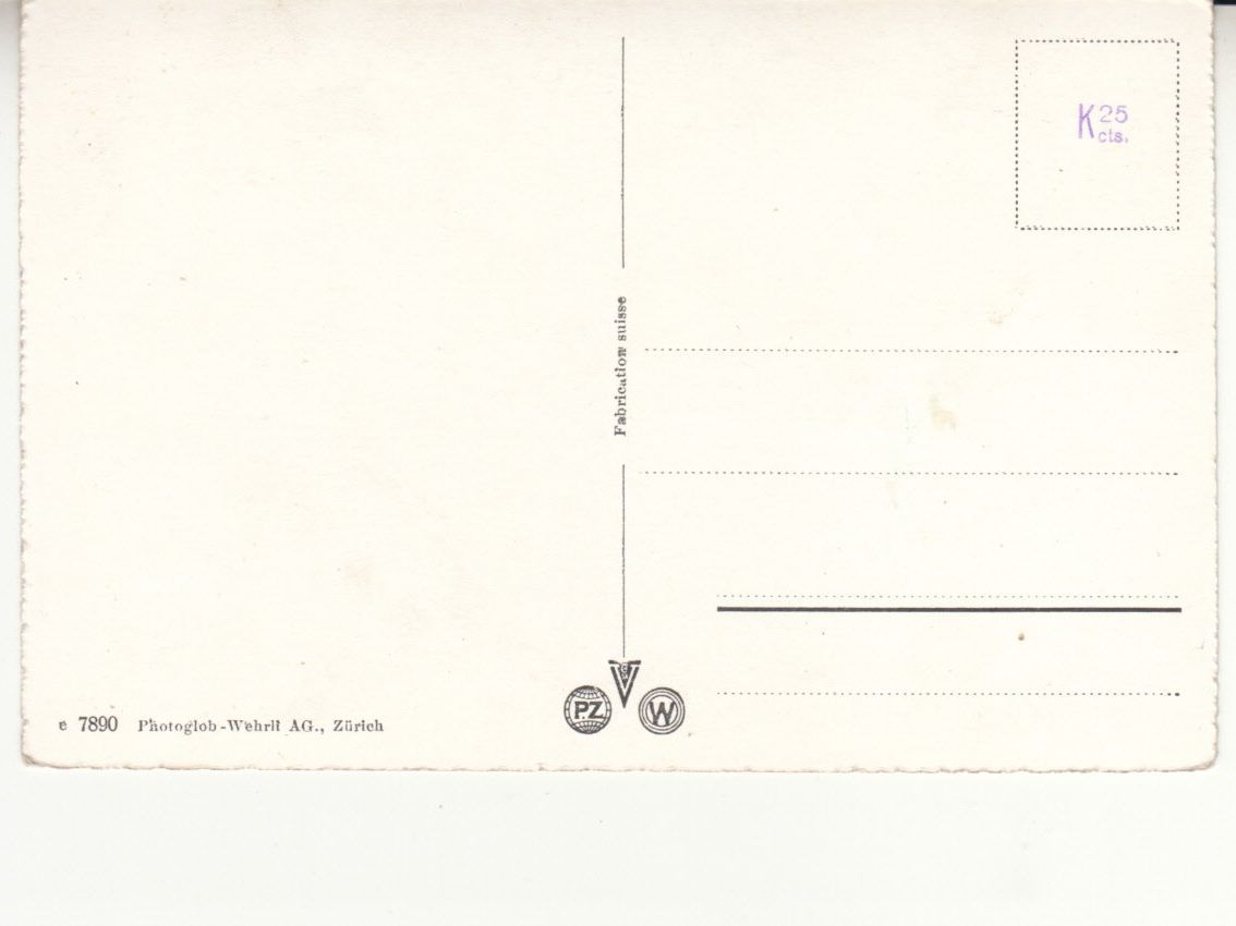 Ansichtskarten: Interlaken ca. 1950 – Gebraucht aus Bürglen TG von StampGraf 1