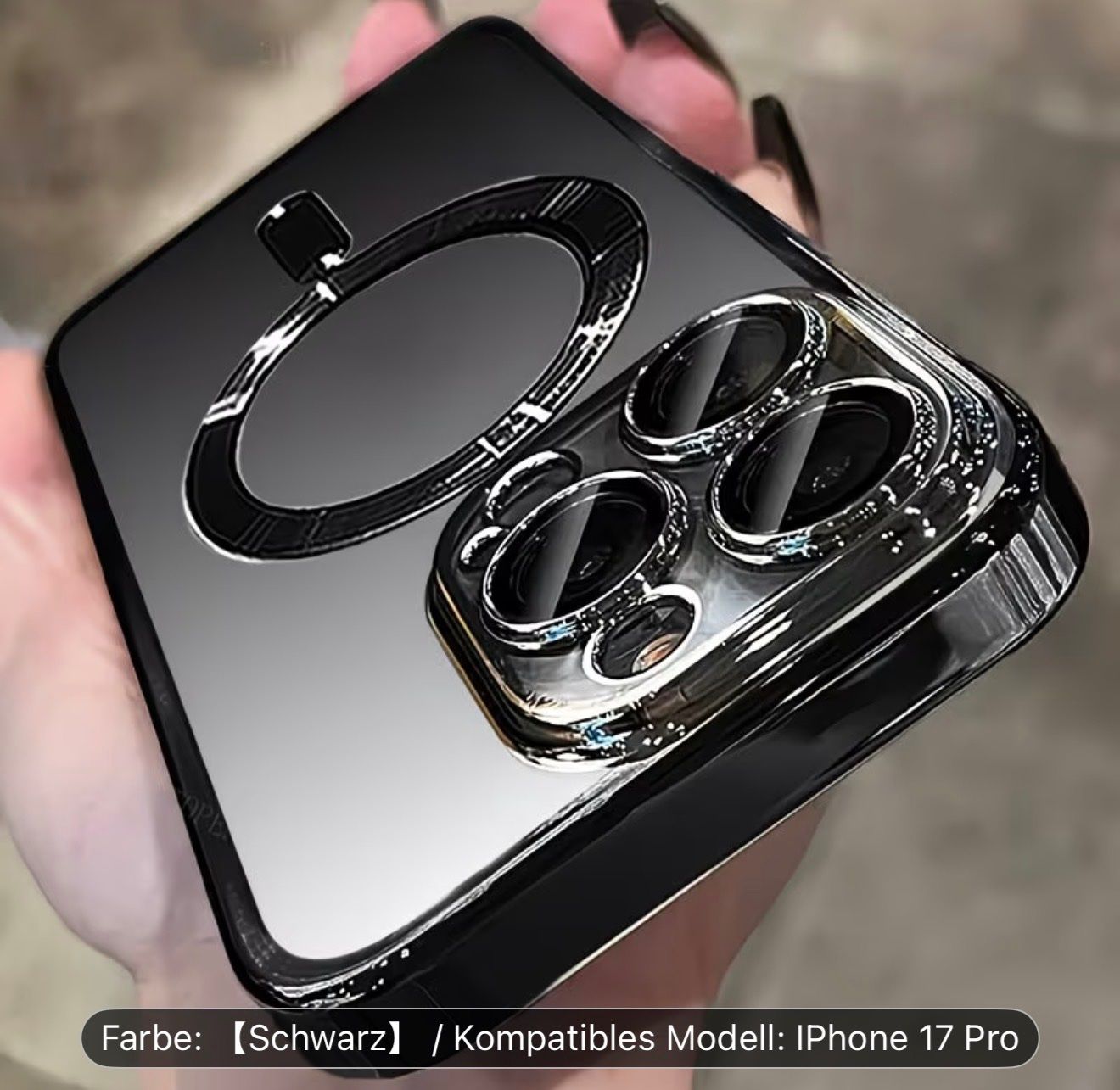 Cover & Protezioni schermo: iPhone 17 pro Hülle transparent schwarz – Nuovo e nell'imballaggio originale da Kehrsatz venduto da Matumbaaa