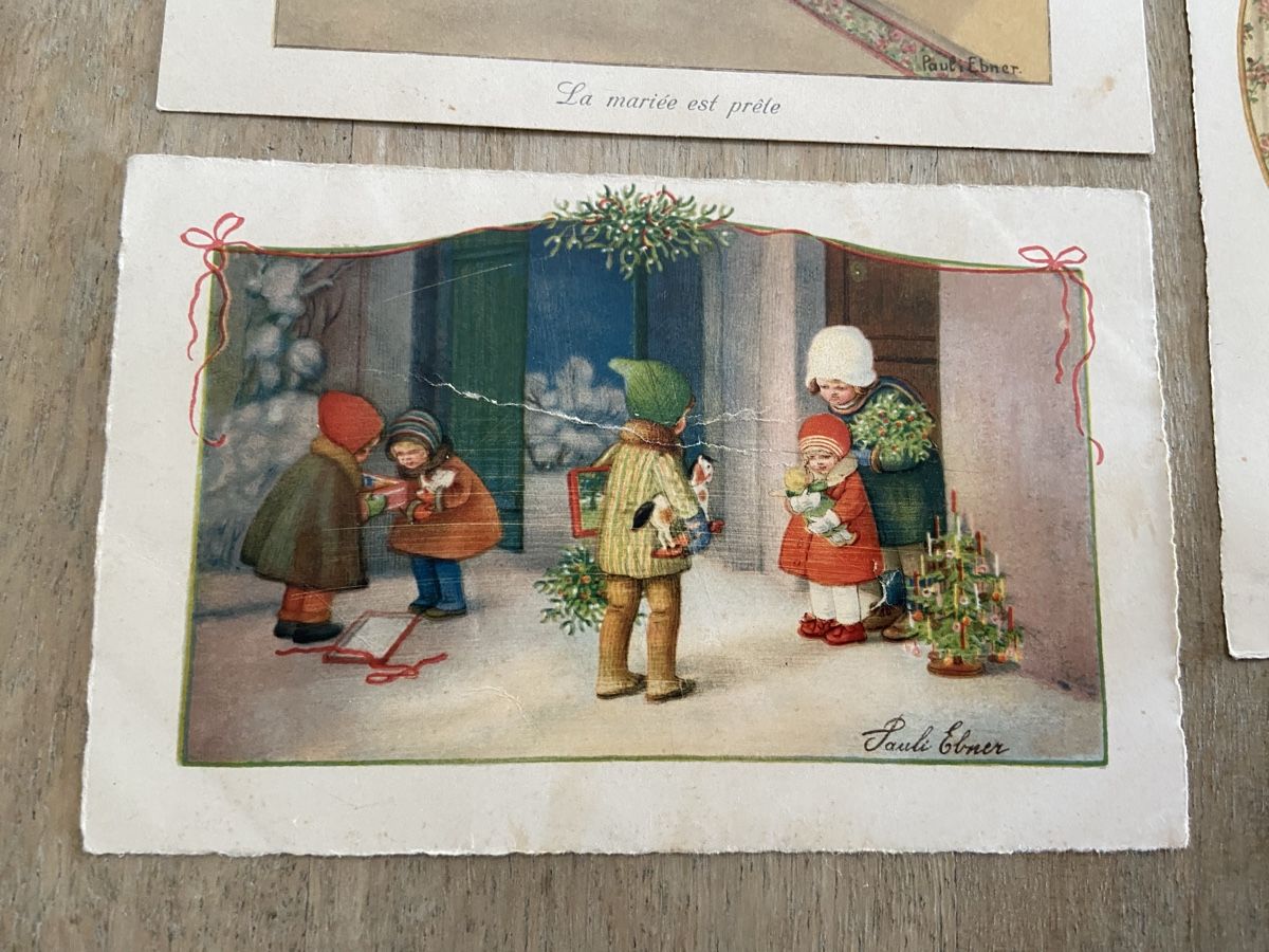 Cartoline postali: 11 AK Pauli Ebner defekt – Usato da Luzern venduto da waterfront1 2