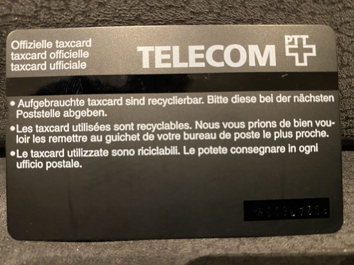 Schede telefoniche: Taxcard 602A – Usato da Lausanne venduto da babacard10 1