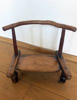 Deko Stuhl, antik, Holz, Accessoire Stuhl, kleiner Stuhl 