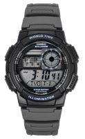 ⌚ Herrenuhr ®CASIO Grau Digital World Time 10 ATM Sport NEU