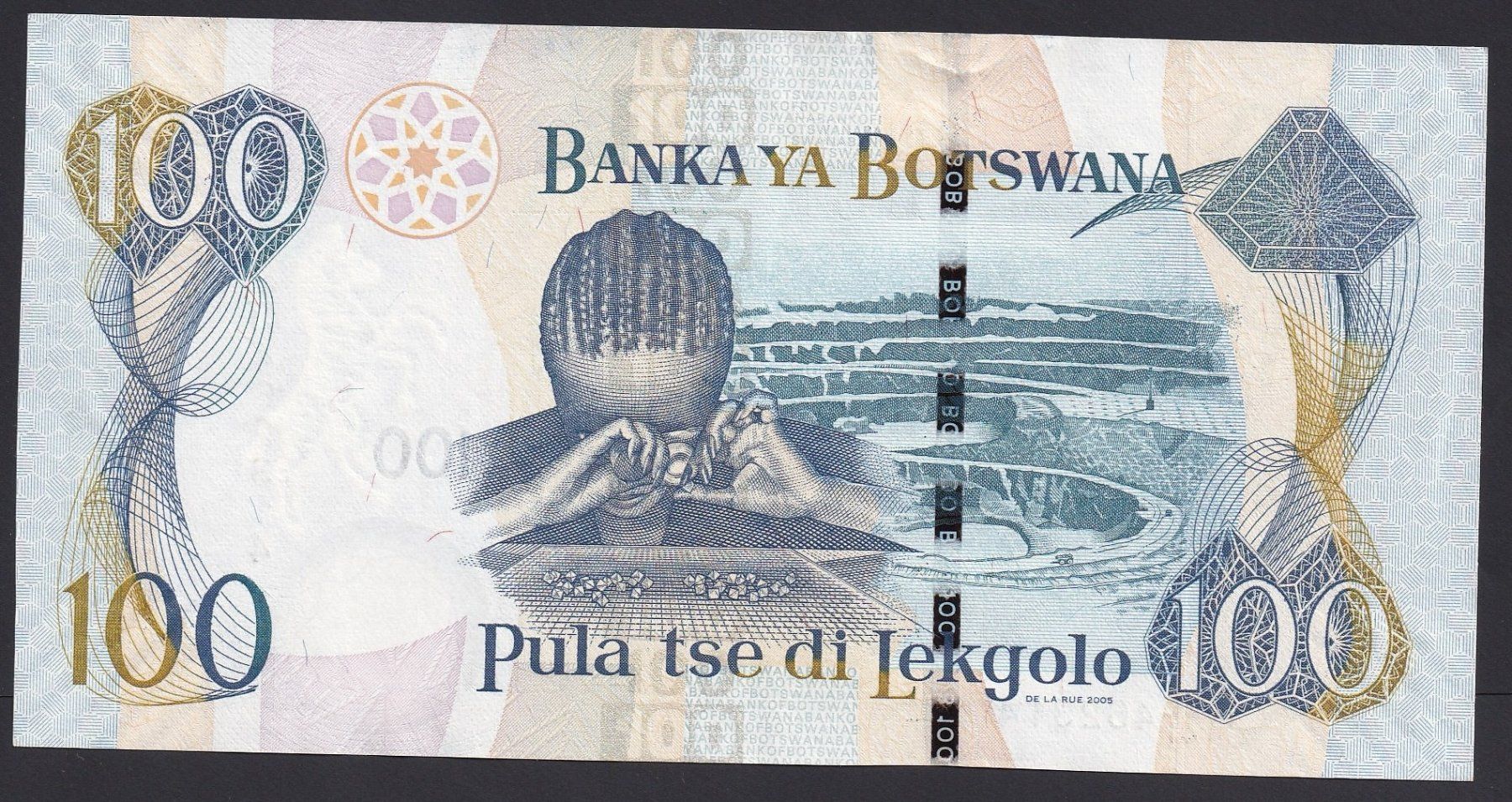Billets de banque: Botswana 100 Pula 2005 – D'occasion à Brugg AG par banknoten_muesli 1