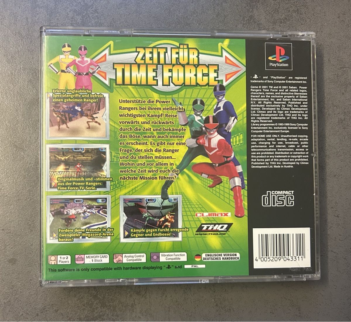 Giochi: Power Rangers Time Force PS1 Game – Usato da ulisbach venduto da efbtr 2