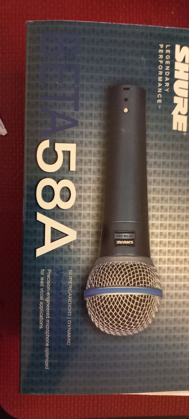 Shure Microfoni: Shure Beta 58 A mikofone – Nuovo e nell'imballaggio originale da Schaffhausen venduto da raj_f5dm 1
