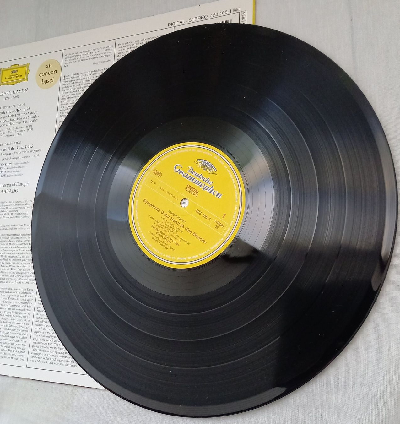 Dischi in vinile: KLASSIK-LP "JOSEPH HAYDN - SYMPHONY NO. 96" – Nuovo (secondo la descrizione) da Binningen venduto da mar_2jlr 5